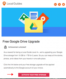 Hướng dẫn cách để nhận 1TB dung lượng Google Drive trong 2 năm