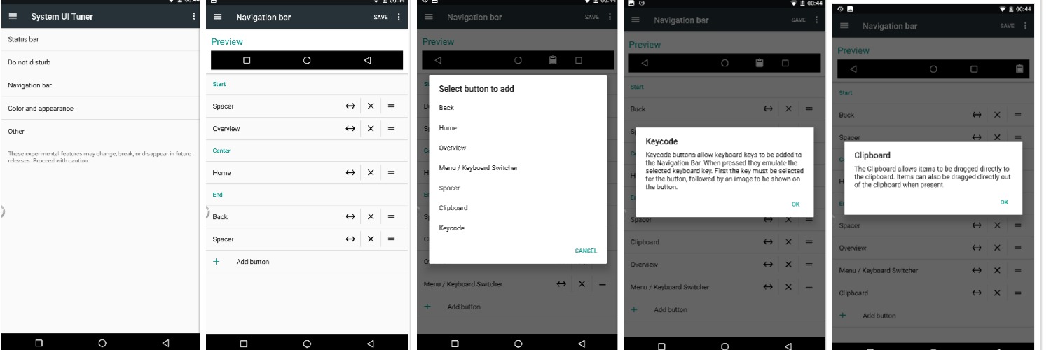 Android 7.0 cho phép bạn tùy biến thanh điều hướng