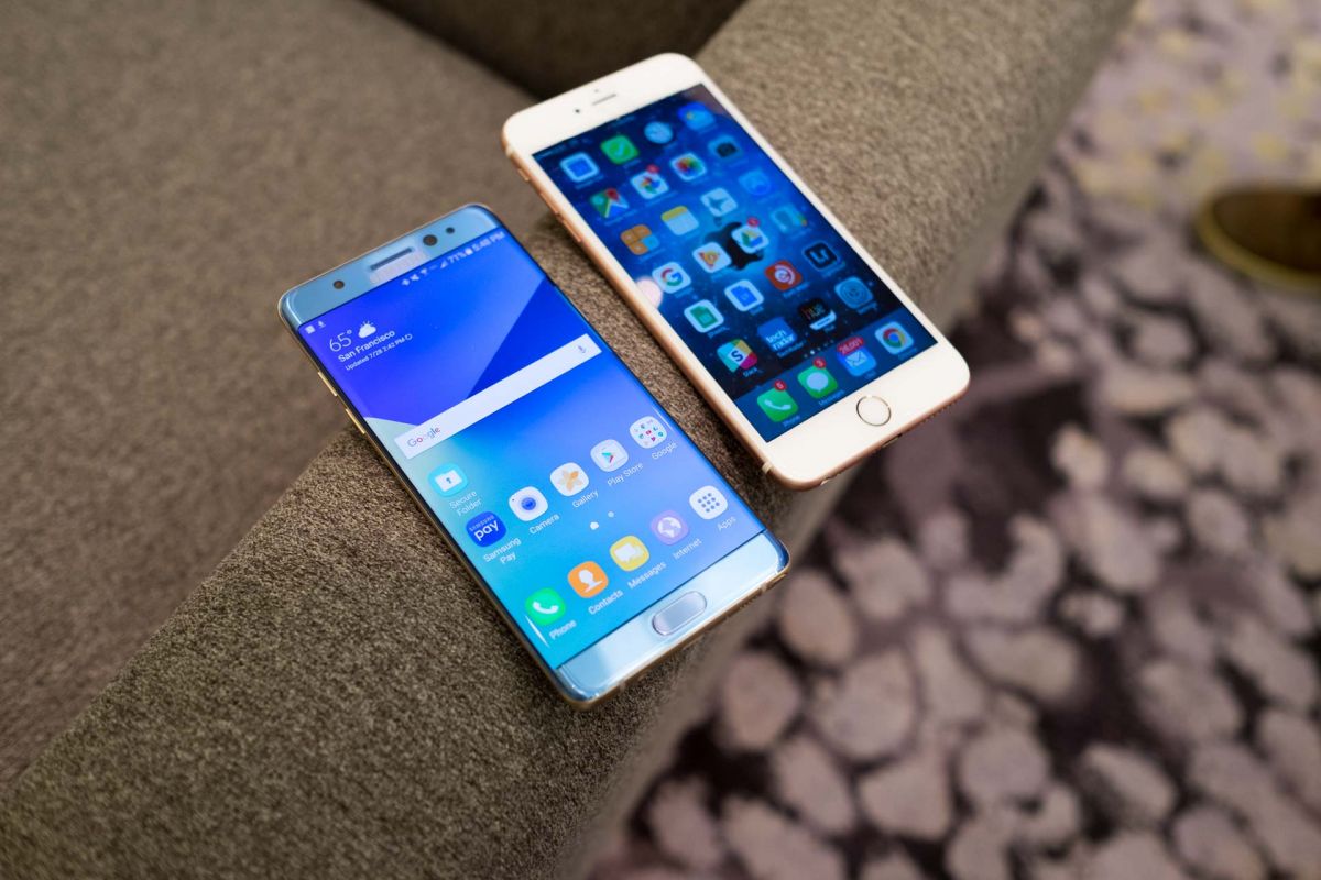Cùng thả rơi Galaxy Note 7 và iPhone 6s bên nào sẽ chiến thắng ?
