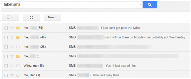 Sao lưu tin nhắn vào tài khoản Gmail với SMS Backup+