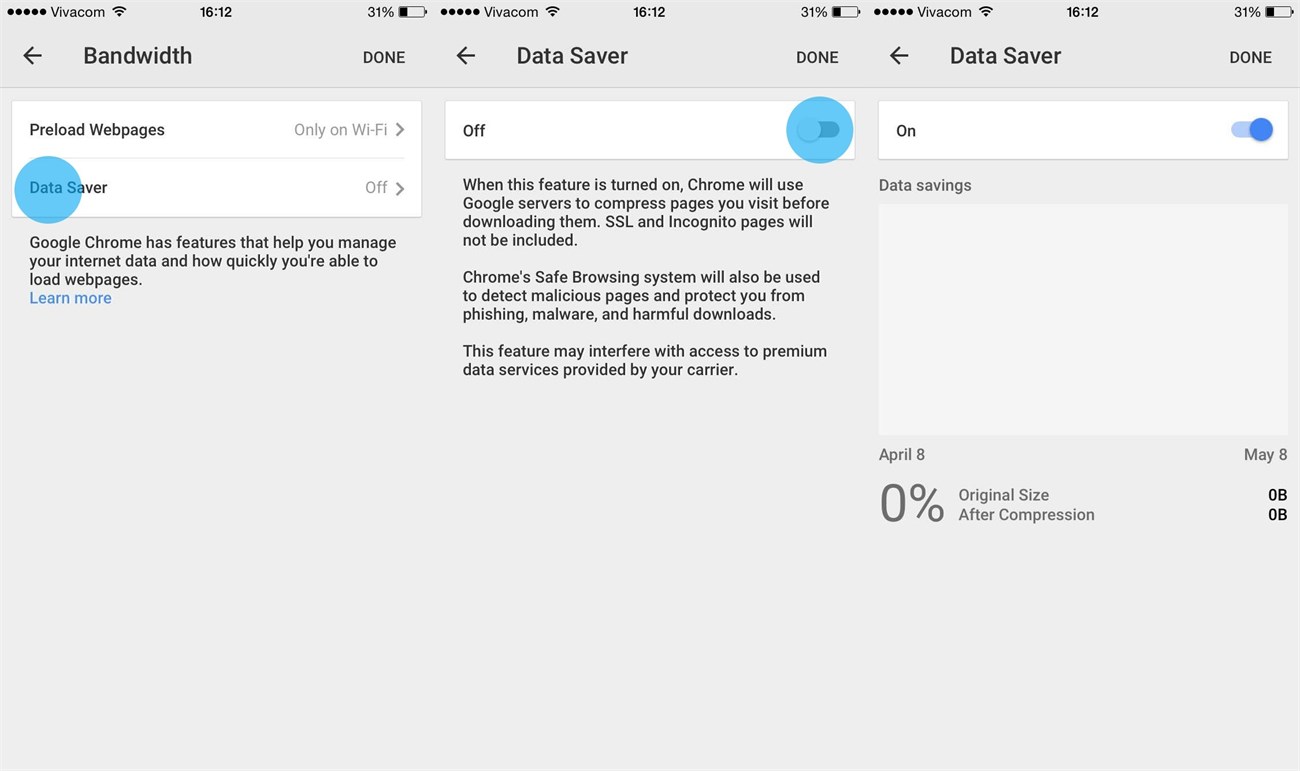 Cách tiết kiệm dữ liệu mạng trên iOS