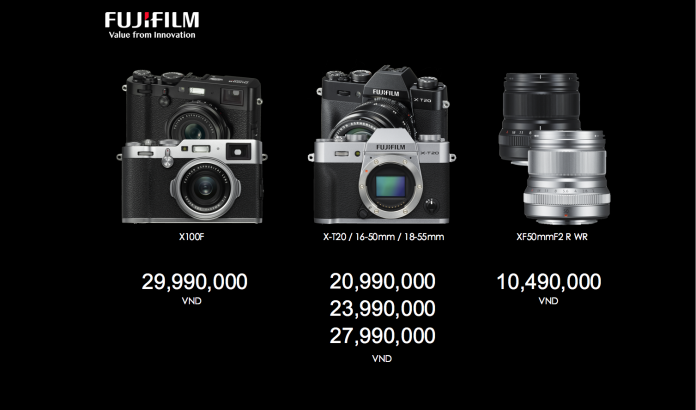Fujifilm XT20 và X100F chính thức được bán ra, tháng sau bắt đầu giao hàng