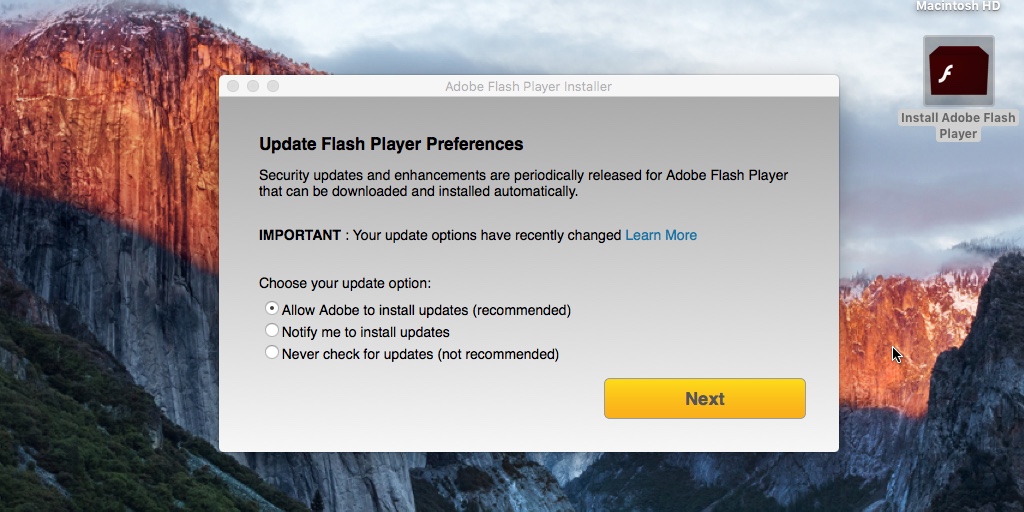 adobe flash player for mac os