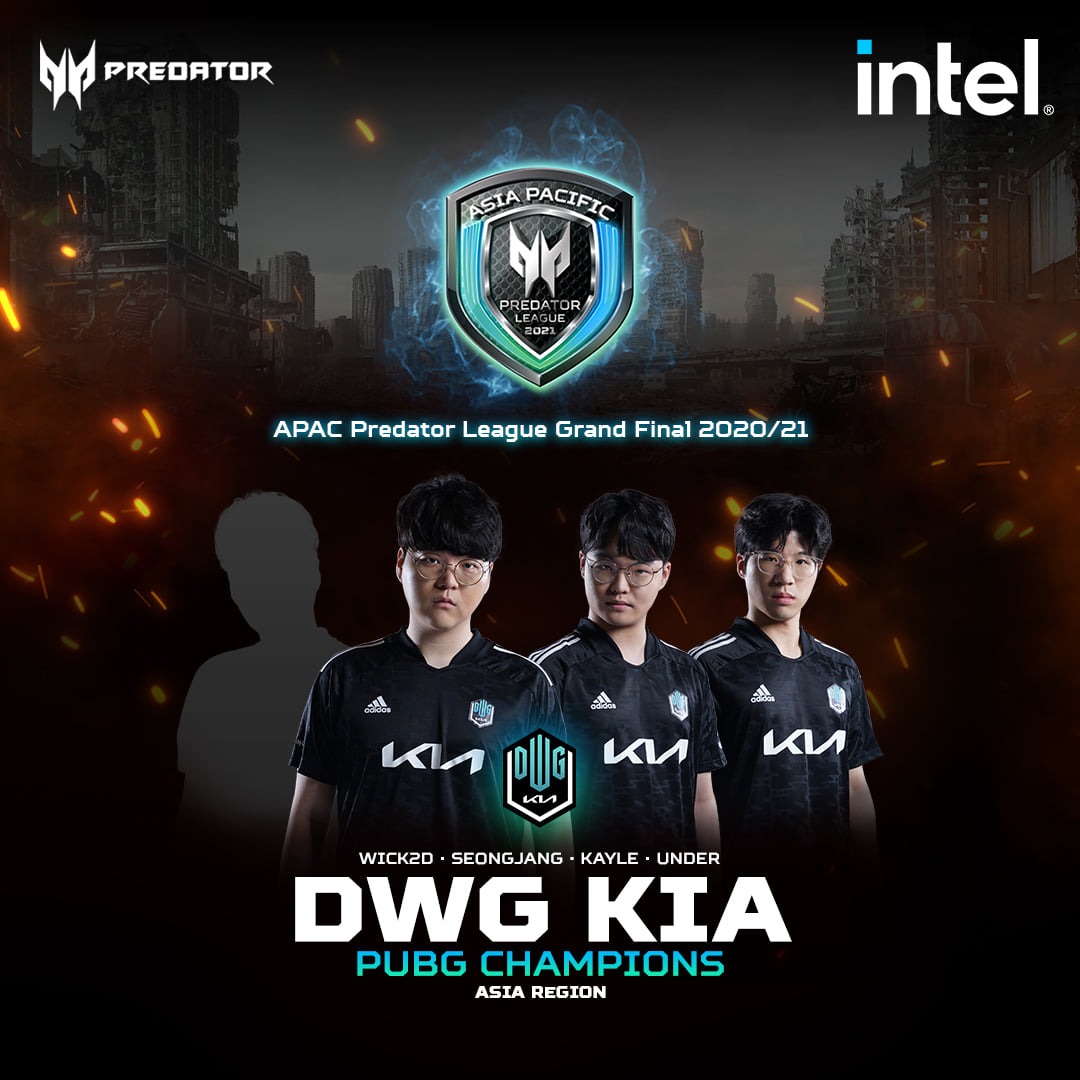 DWG KIA PUBG Asia Region Champions MMOSITE - Thông tin công nghệ, review, thủ thuật PC, gaming