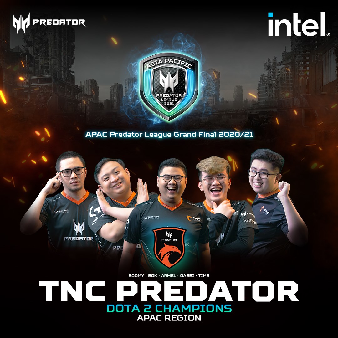 TNC Predator Dota 2 APAC Region Champions MMOSITE - Thông tin công nghệ, review, thủ thuật PC, gaming