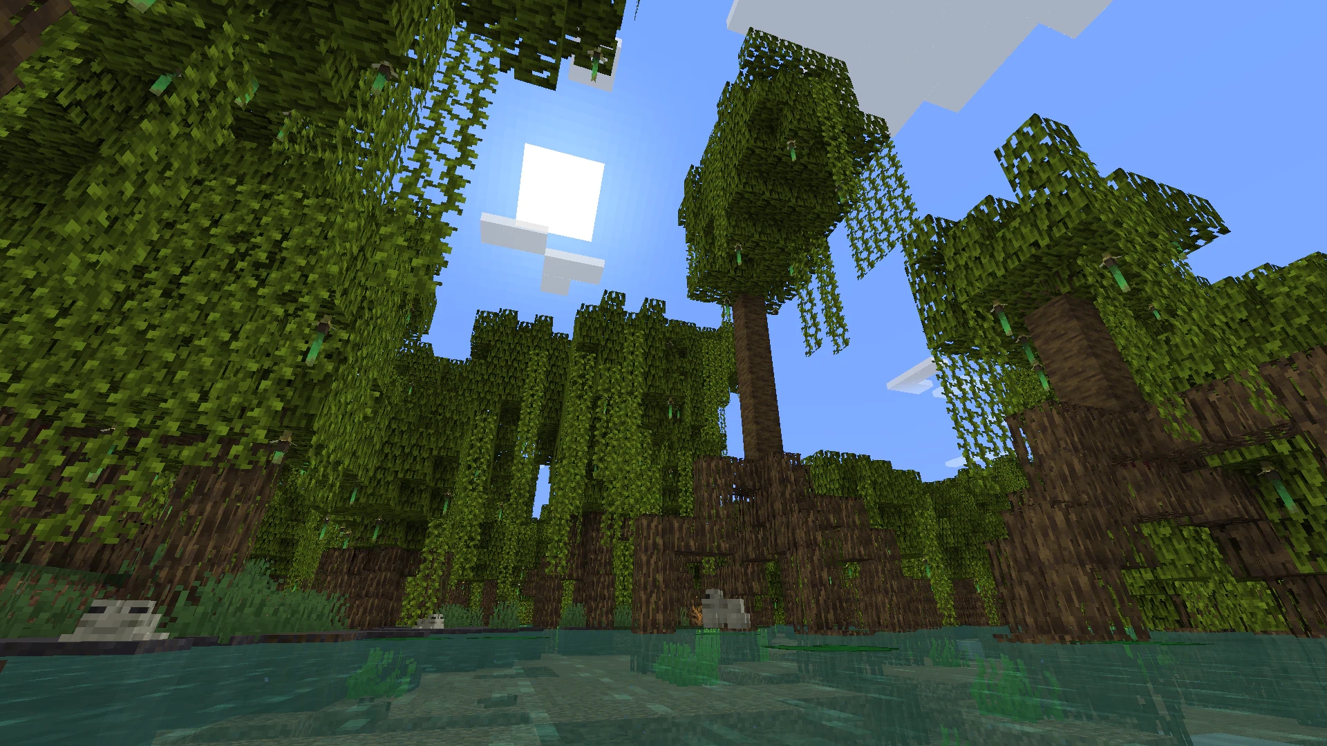 Hướng dẫn cách trồng cây ngập mặn Mangrove trong game Minecraft